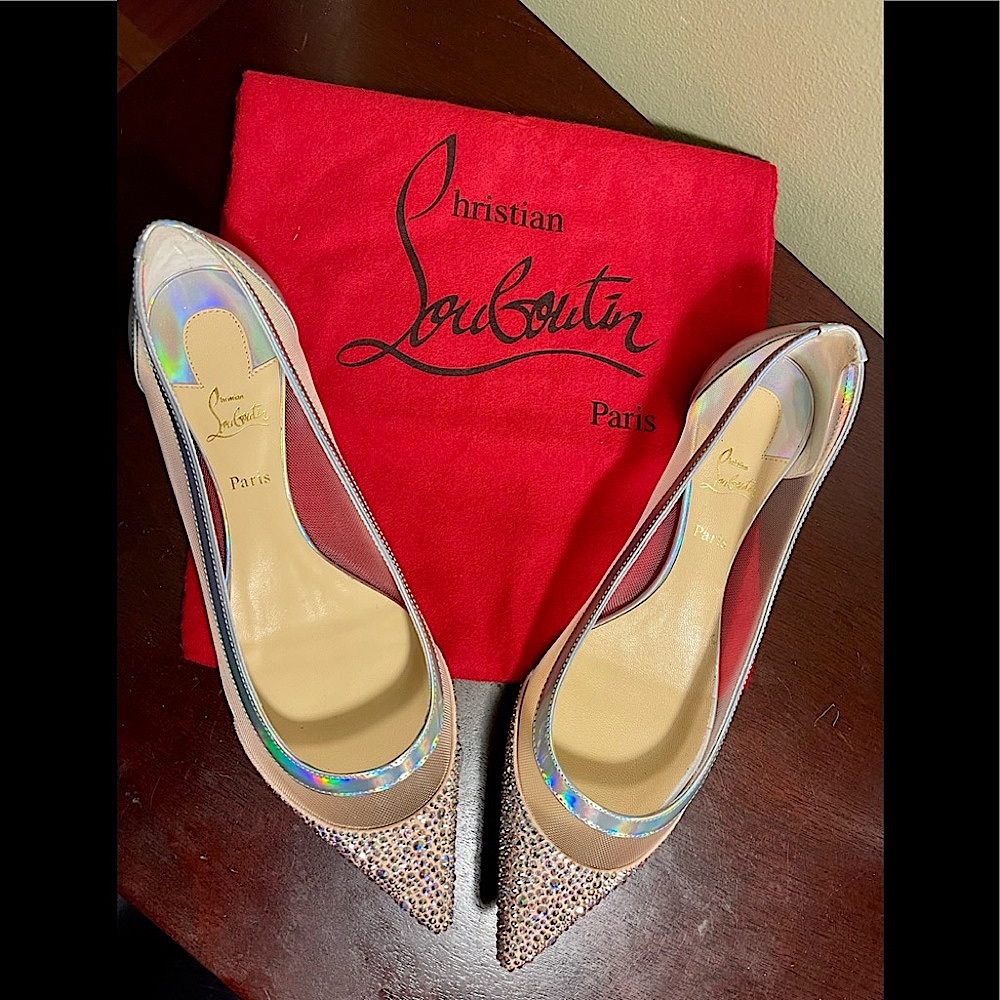 Christian Louboutin Galativi P Strass Flat